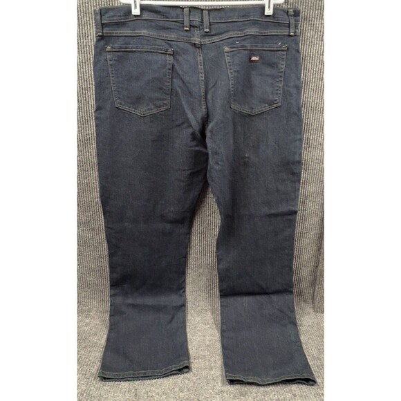 Dickies Jeans Mens 42x32 Dark Blue Wash Denim Pants Straight Leg Mexico - Picture 7 of 15